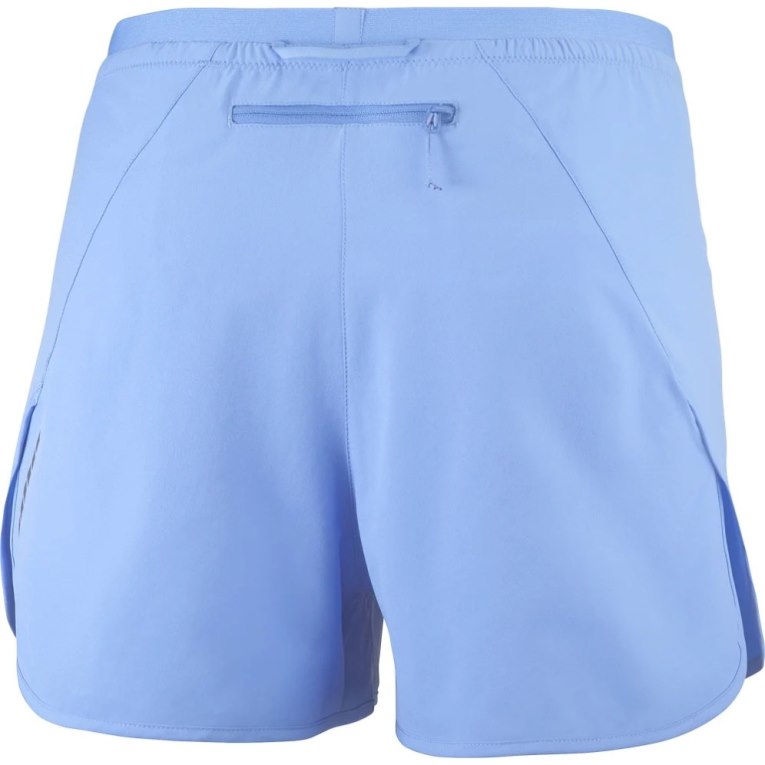 Light Blue Salomon Cross 3'' Women's Running Shorts | PH 89704G